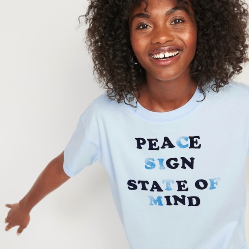 Peace Sign State of Mind ~ Old Navy